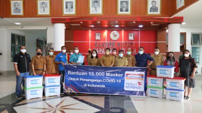 Pemerintah Kabupaten Tapanuli Utara Terima 15.000 Masker dari Dana CSR PT.Indomarco Pristama