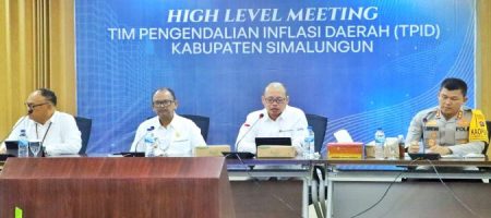 Wakil Bupati Simalungun Hadiri Rapat HLM TPID