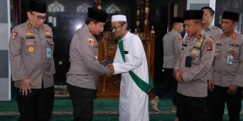 Polda SumSel Gelar Kegiatan Binrohtal Di Mesjid Assadah Polda SumSel Dalam Rangka 1 Muharram 1444 H/2022 M