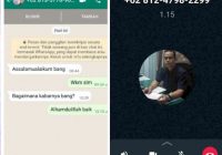 Kejahatan Penipuan Via WhatsApp Catut Nama Kasat Reskrim Polres Kerinci