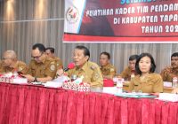 Wakil Bupati Taput Sarlandy Hutabarat,SH,MM Harapkan Kader TPK Kompak dan Bersinergi Dengan Pemerintah