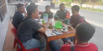 Coffee Morning Bersama Warga,Babinsa Koramil 05 Tanah Pinem Tingkatkan Kepedulian Lingkungan