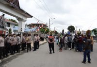 Kapolres Dairi Turun Langsung Ke Lokasi Pengamanan Aksi Unjuk Rasa