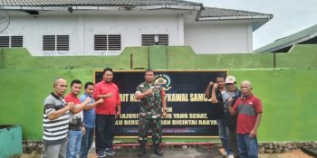 FKPPI Memberikan Selamat HUT TNI ke-77 Ke Koramil 03/Pandan