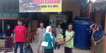 DPC Perempuan Bangsa Partai Kebangkitan Bangsa Beri Bantuan Korban Kebakaran Di Desa Gasing Laut Tanjung Api – Api Kecamatan Talang Kelapa