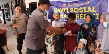 Sambut HUT Humas ke-71, Kapolres Dairi Berikan Santunan Kepada Anak Yatim