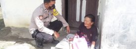 Nenek Berusia 65 Tahun Terharu Atas Bantuan Sembako Dari Polsek Sidikalang Kota