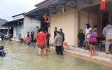 Polsek Belinyu Lakukkan Kegiatan Motoring Daerah Rawan Banjir