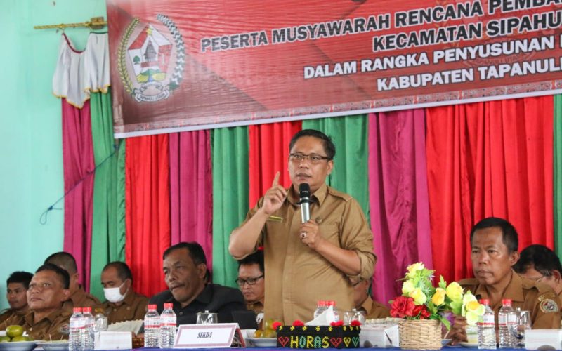 Musrenbang RKPD Tapanuli Utara Tahun 2024 di Kecamatan Sipahutar