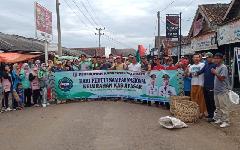 Peringati Hari sampah nasional  kelurahan kasui pasar  Adakan grebek sampah.