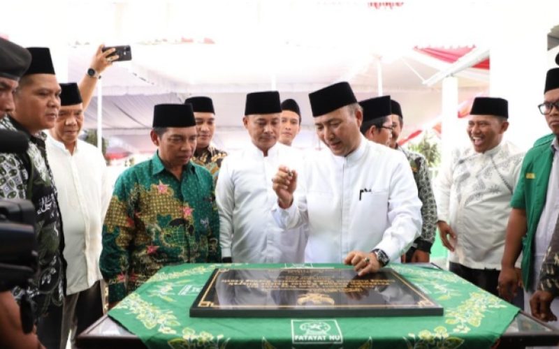 PJ Bupati Muba Meresmikan Gedung Kantor Majelis Wakil Cabang Nahdatul Ulama Di Bayung Lencir Musi Banyuasin