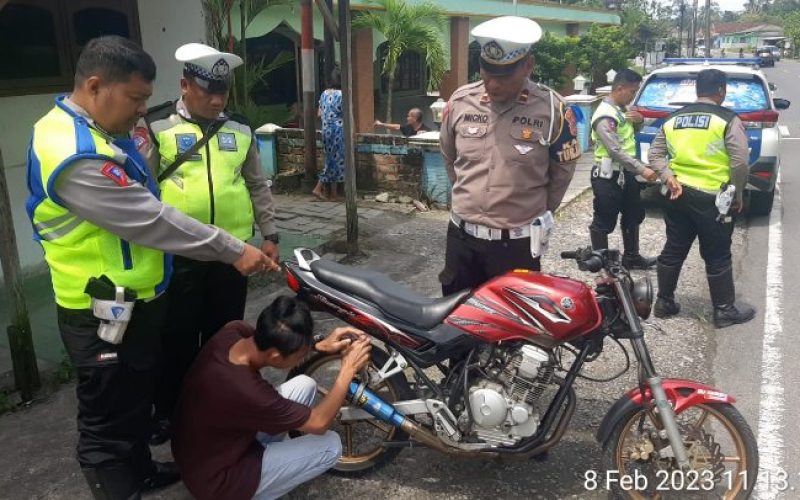 Himbauan Tegas Kepada Pengendra Seorang Motor Yang Menggunakan Knalpot Brong