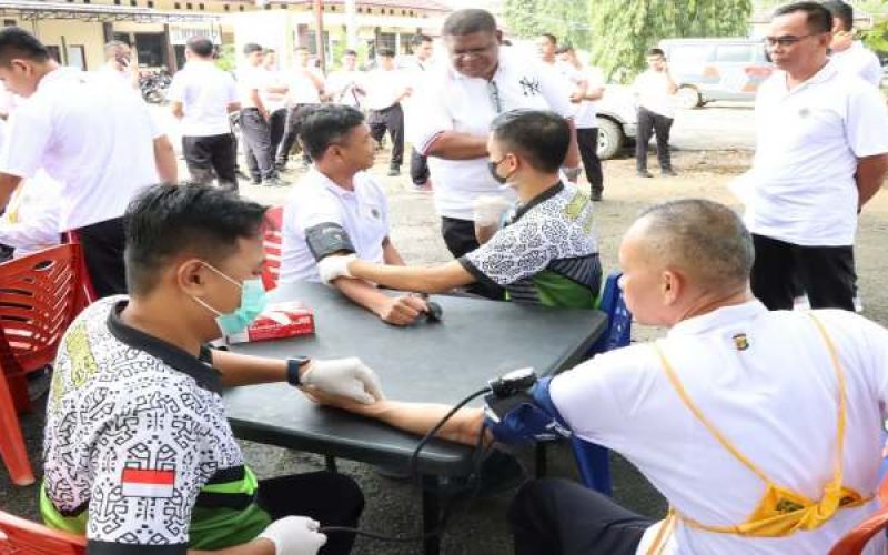 Personel Polres Tulang Bawang Polda Lampung Laksanakan TKJ Berkala Ini Tujuannya