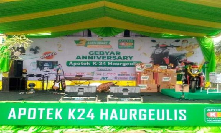 Gebyar Apotek K24 Haurgeulis Ulang Tahun Yang Ke 3 Tahun Sangat Meriah