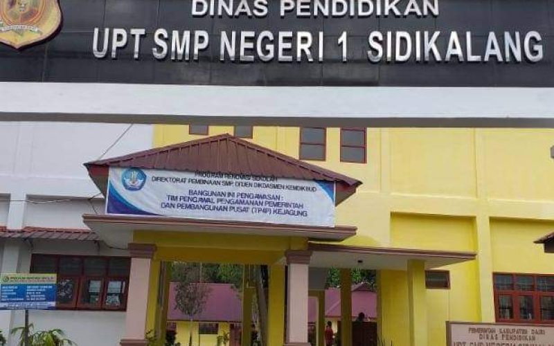 SMP Negeri 1 Sidikalang Terus Lakukan Pembenahan Fasilitas