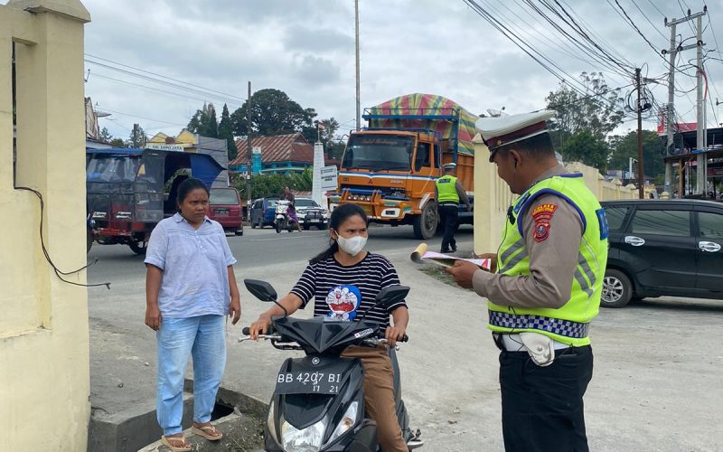 Operasi Keselamatan Toba 2023 Berlangsung 9 Hari, Polres Taput Nihil Kecelakaan Lalu Lintas