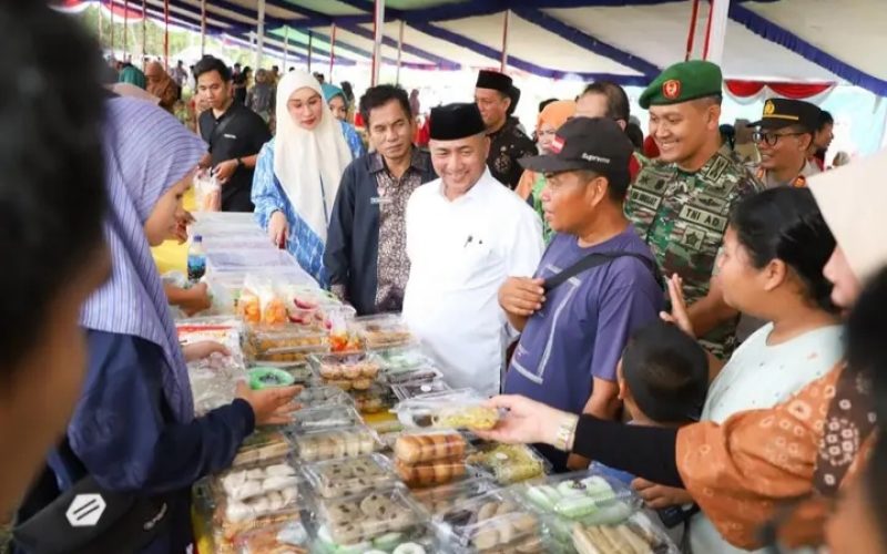 Pj Bupati Muba Membuka Resmi Pasar Bedug Menyambut Ramadhan 1444 H Di Halaman Rumah Gambo Sekayu Muba