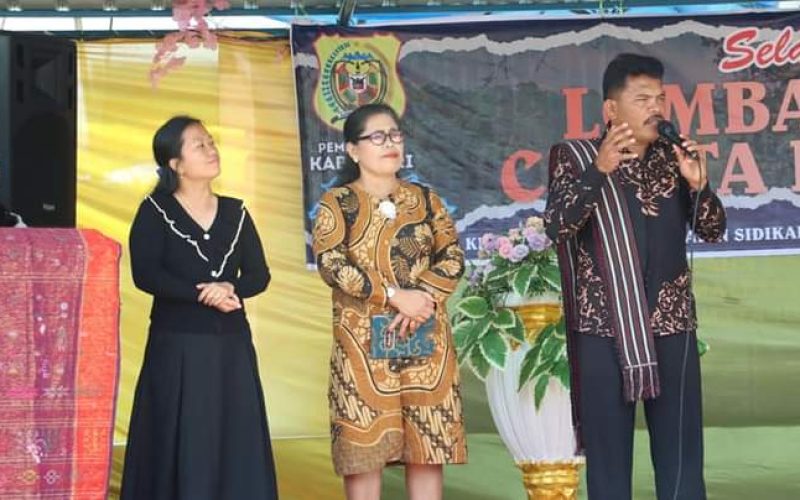 Lestarikan Kearifan Lokal, Guru Sidikalang Gelar Lomba Bertutur Cerita Rakyat Dairi