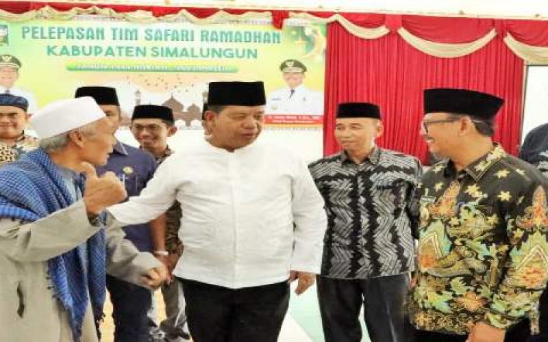 Bupati Simalungun Melepas Tim Safari Ramadhan Tahun 1444 H/2023 M