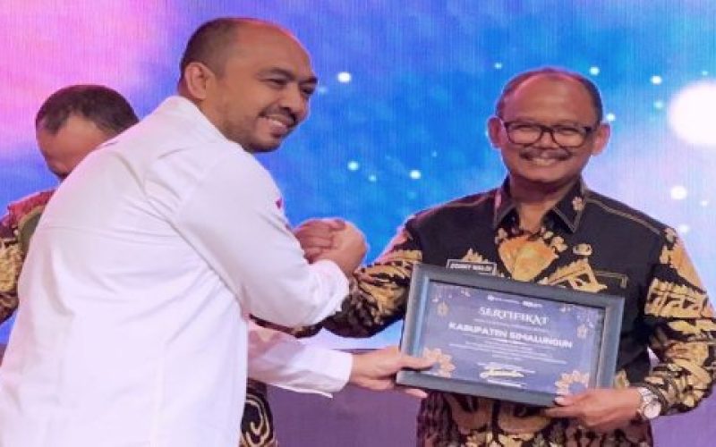 Kabupaten Simalungun Raih Penghargaan Terbaik I TPID Award Teraktif Tahun 2023 