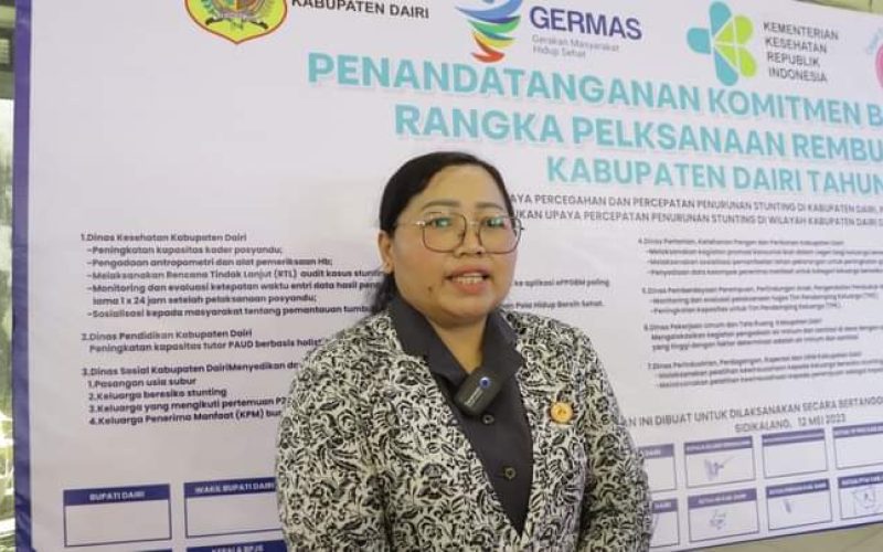 OPD Dan Organisasi Di Dairi Komitmen Wujudkan Percepatan Penurunan Stunting