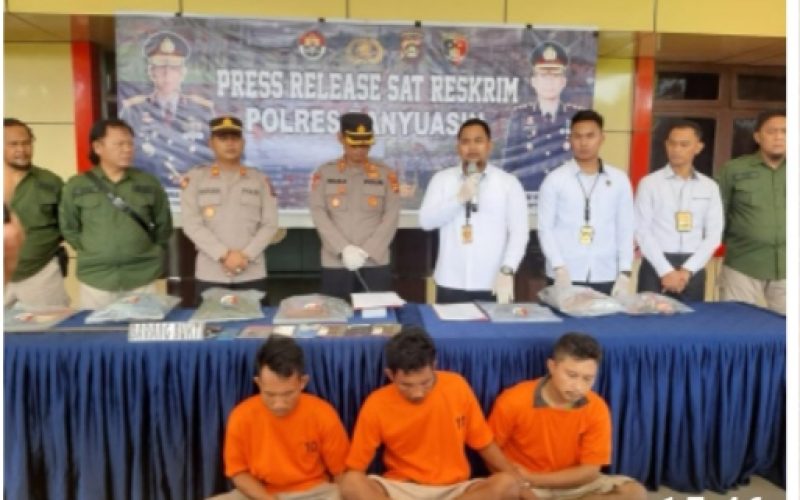 Polres Banyuasin Berhasil Tangkap Pelaku, Kekerasan Dan Pembunuhan Di Pulau Rimau