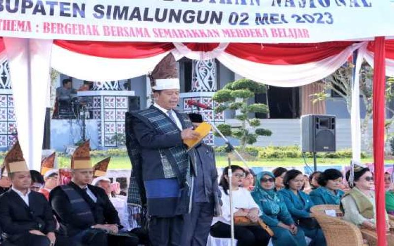 Periingatan Hardiknas Tahun 2023 di Kabupaten Simalungun Indonesia