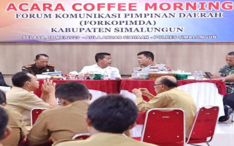 Diacara Coffee Morning Forkopimda Bupati Simalungun Masalah Tanah Sangat Sensitif