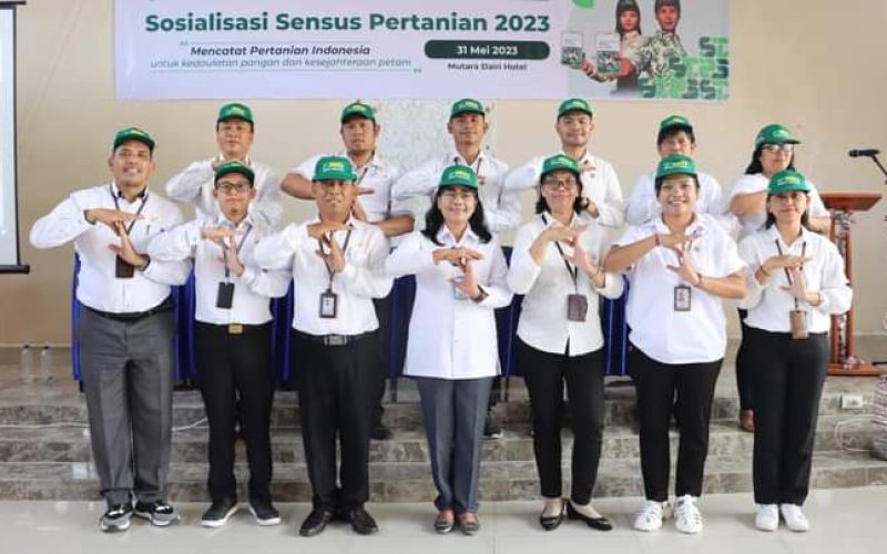 Menjelang Sensus Pertanian 2023,Badan Statistik Dairi Gelar Apel Siaga