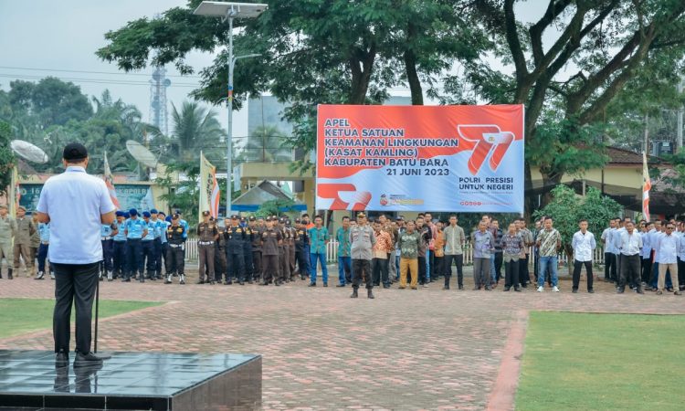 Pemkab Batu Bara Bersama TNI / Polri Gelar Apel Bersama.