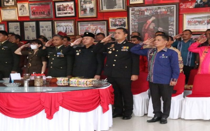 Bupati Taput Pimpin Upacara Peringatan Hari Lahir Pancasila 1 Juni 2023