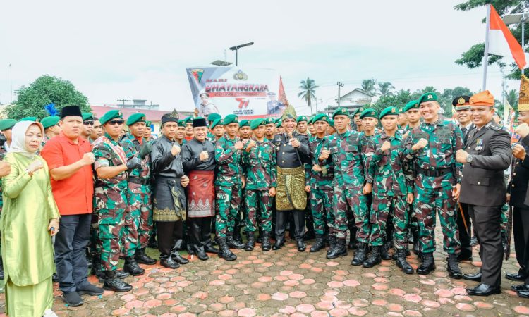 Bupati Kabupaten Batu Bara Hadiri HUT Bhayangkara ke – 77.