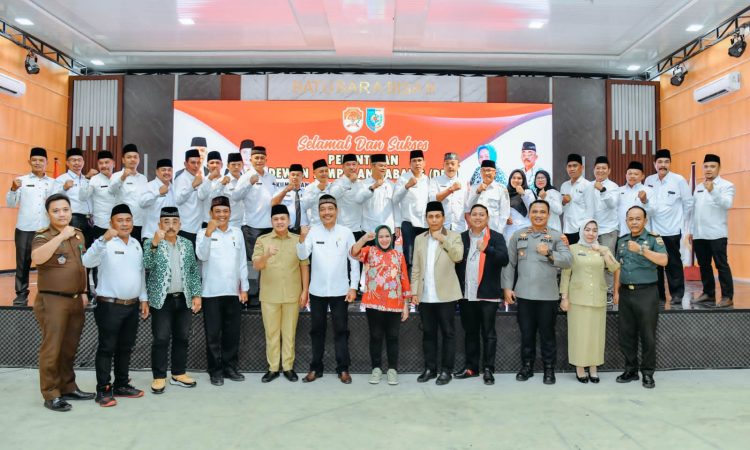 Bupati Zahir Lantik DPC Papdesi Kabupaten Batu Bara Priode 2023 – 2028.