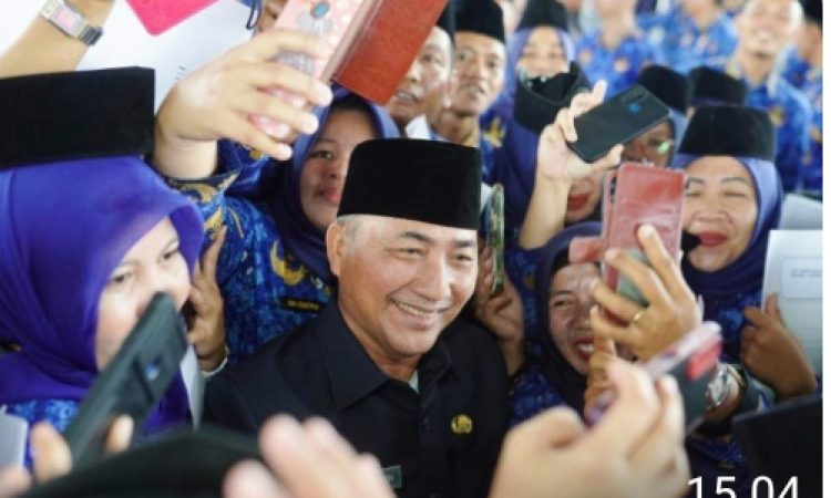 Pelantikan Dan Pengambilan Sumpah/Janji 845 PPPK Jabatan Fungsional Guru Tahun 2022 Di Lingkungan Pemerintahan Musi Banyuasin.