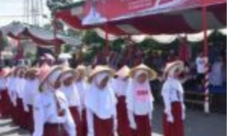 Dalam Rangka Memeriahkan HUT RI Ke-78 Pemerintah Kota Pagar Alam Menggelar Lomba Gerak Jalan  Tingkat SD, SMP, SMK, Intansi Dan Umum Se-Kota Pagar Alam