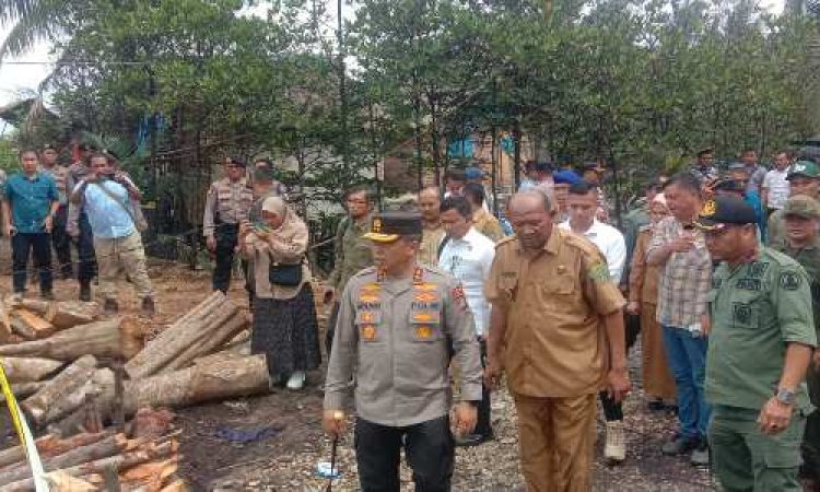 Kapolda Sumut Cek Ekowisata Hutan Mangrove Dan Peninjauan Lokasi Ilegal Loging