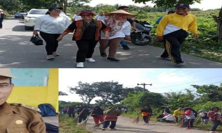 Bulan Bakti Gotong Royong Di Kecamatan Panombean Panei Berjalan Sukses