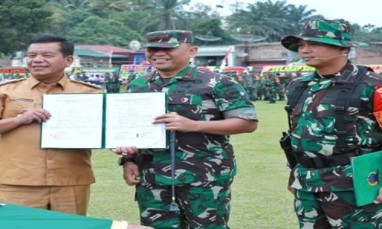 Bupati Simalungun Mengucapkan Terima Kasih Atas Kemanunggalan TNI Dengan Rakyat