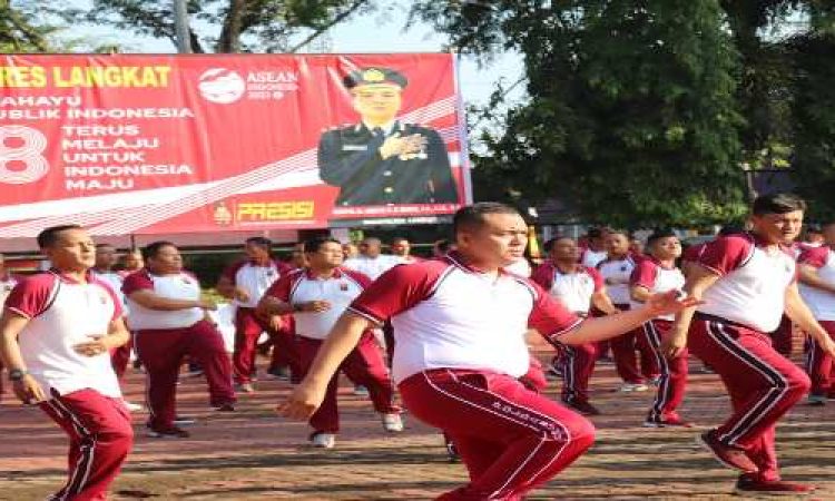 Polres Langkat Adakan Kegiatan Lomba HUT RI 78