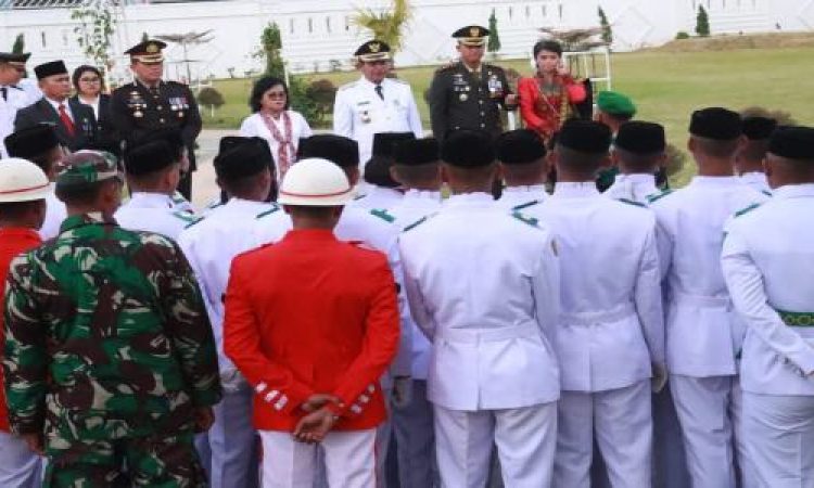 Bupati Simalungun Ucapkan Terima Kasih Kepada Paskribaka