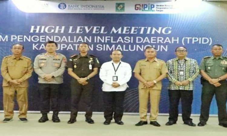 Bupati Simalungun Hadiri Rapat HLM TPID Kabupaten Simalungun