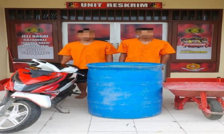 Polsek Pangkalan Susu Amankan Pelaku Pencurian