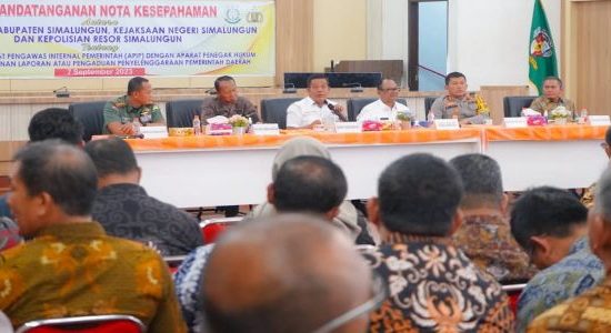 Bupati Simalungun Pimpinan Rakor APIP dan Kesuksesan Pilpanag Di 77 Nagori