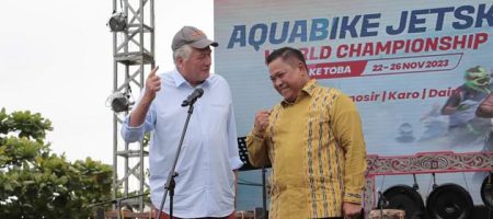 Bupati Eddy Berutu: Hari ini Dairi Siap Sambut Dan Sukseskan Aquabike Jestki World Championship Di Silalahi 2023