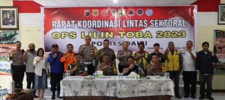 Wujudkan Operasi Lilin Toba 2023 Berjalan Dengan Baik, Polres Dairi Gelar Rapat Koordinasi Lintas Sektoral