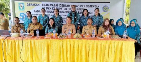 HKG PKK Ke-52 TP PKK Ikut Gertam Cabai Serentak Nasional