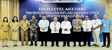 Wakil Bupati Simalungun Hadiri Rapat HLM TPID