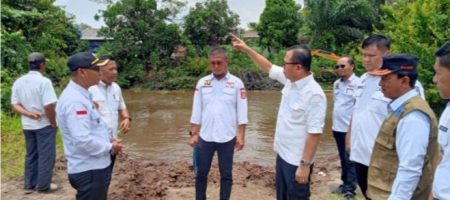 Launching Normalisasi Sungai Gasing Oleh Pemkab Banyuasin