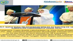 Plt.Bupati Buka Pelaksanaan MTQ Ke-53 Dan FSQ Ke-38 Kabupaten Labuhanbatu Tahun 2024