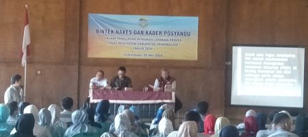 Dinas Kesehatan Gelar Bintek Nakes dan Kader Dalam Penguatan Integrasi Posyandu